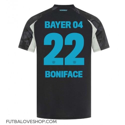 Dres Bayer Leverkusen Victor Boniface #22 Tretina 2024-25 Krátky Rukáv